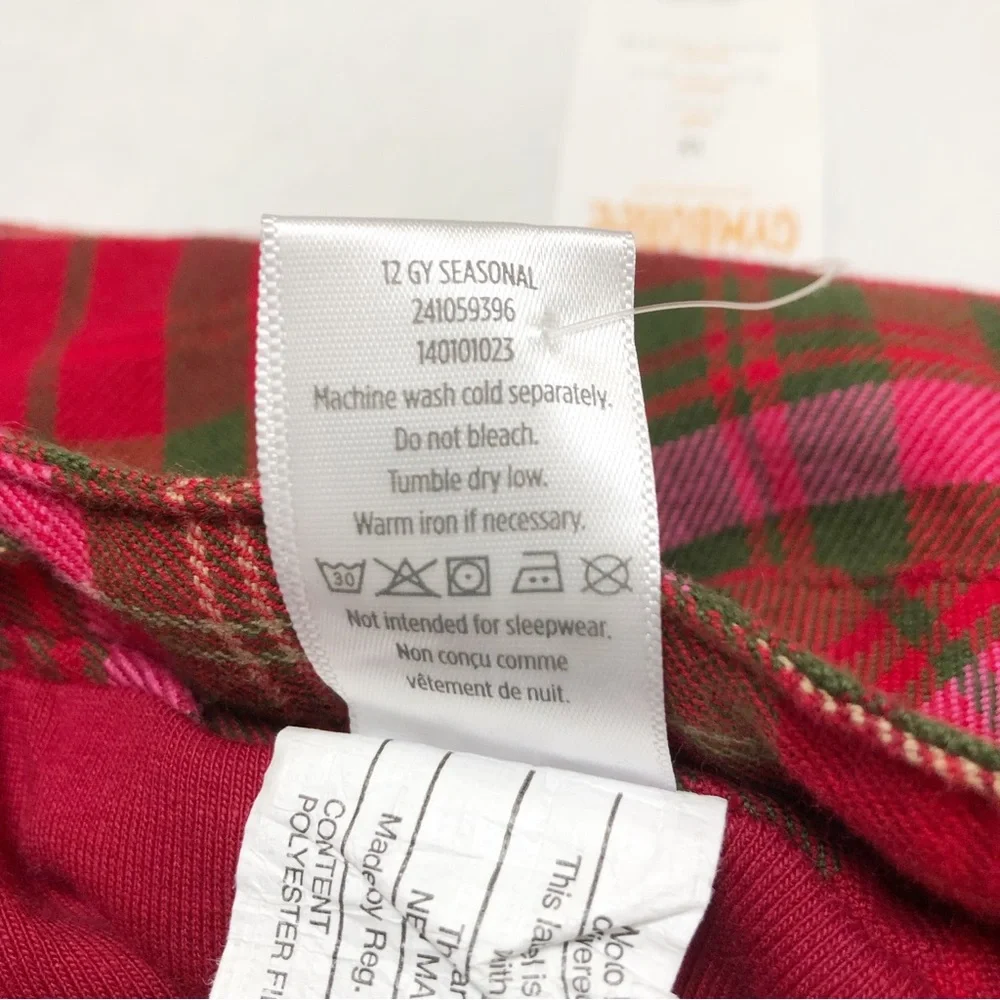 Gymboree | NWT Flannel Red Plaid Kilt Skort Girls 12